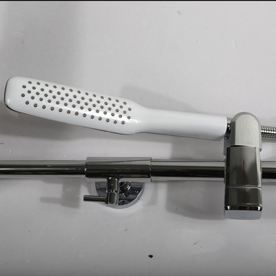 【水暖潔具批發(fā) 三檔分水淋浴套裝 全銅電鍍頂噴花灑套裝】價格,廠家,圖片,淋浴器/淋浴柱/花灑,南安市侖蒼奇箭衛(wèi)浴水暖配件店-