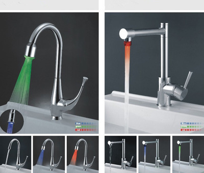 新款供應多種樣式實用型LED水龍頭 款式新穎圖片,新款供應多種樣式實用型LED水龍頭 款式新穎圖片大全,溫州市龍灣海城丟勒水暖潔具廠-